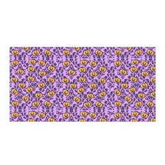 Purple Jack Satin Wrap 35  X 70  by NerdySparkleGoth