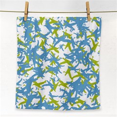 Birds Silhouette Motif Random Pattern Face Towel by dflcprintsclothing