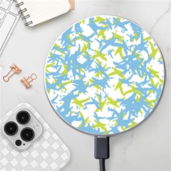 Birds Silhouette Motif Random Pattern Wireless Charger by dflcprintsclothing