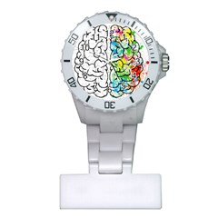 Brain-mind-psychology-idea-drawing Plastic Nurses Watch