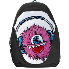 Monster-headphones-headset-listen Backpack Bag by Jancukart