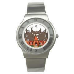 Gadang-minangkabau-people Stainless Steel Watch