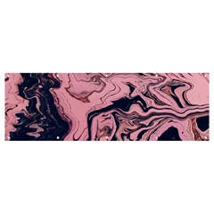 Abstract Painting Pink Banner And Sign 12  X 4  by nateshop