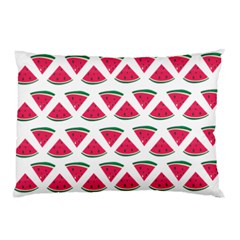 Illustration Watermelon Fruit Food Melon Pillow Case by Sapixe