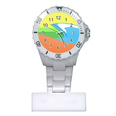 Waves-beach-sun-sea-water-sky Plastic Nurses Watch