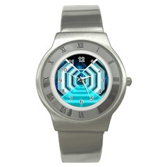 Space Ship Sci Fi Fantasy Science Stainless Steel Watch