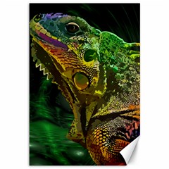 Chameleon Reptile Lizard Animal Canvas 12  X 18  by Wegoenart