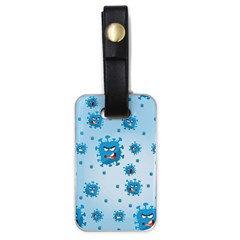 Illustration Virus Pattern Luggage Tag (one Side) by Wegoenart