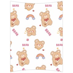 Illustrations Bear Cartoon Background Pattern Back Support Cushion by Sudhe