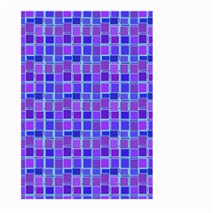 Background Mosaic Purple Blue Large Garden Flag (two Sides) by danenraven