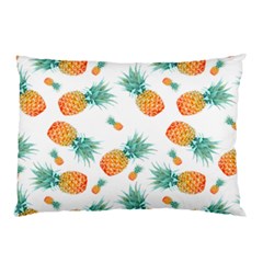 Pineapple Background Pattern Fruit Pillow Case (two Sides) by Wegoenart