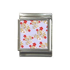 Nature Illustration Pattern Flower Floral Italian Charm (13mm)