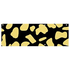 Cow Yellow Black Banner And Sign 9  X 3  by ConteMonfrey