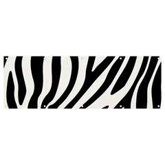 Zebra Vibes Animal Print Banner And Sign 12  X 4  by ConteMonfrey