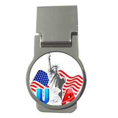 New York City Holiday United States Usa Money Clips (round) 