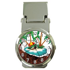 Coconut And Holiday Beach Food Money Clip Watches