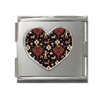 Carpet-symbols Mega Link Heart Italian Charm (18mm) Front