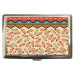 Ethnic tribal pattern background Cigarette Money Case Front