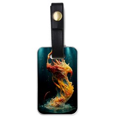 Flame Deep Sea Underwater Creature Wild Luggage Tag (one Side) by Pakemis