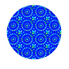 Kaleidoscope Royal Blue Mini Round Pill Box (pack Of 3) by Mazipoodles