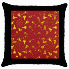 Background Pattern Texture Design Throw Pillow Case (black) by Ravend