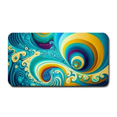 Waves Ocean Sea Abstract Whimsical Medium Bar Mat by Jancukart