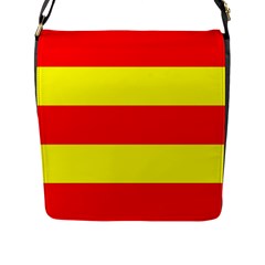 Aust Agder Flag Flap Closure Messenger Bag (l) by tony4urban