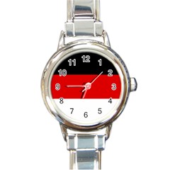 Berlin Old Flag Round Italian Charm Watch by tony4urban