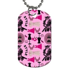 Fashion Girl Newyork Bts Nft Dog Tag (one Side) by Ravend