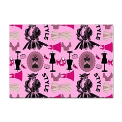 Fashion Girl Newyork Bts Nft Sticker A4 (10 Pack)