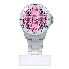 Fashion Girl Newyork Bts Nft Plastic Nurses Watch by Ravend