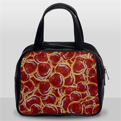 Cookies With Strawberry Jam Motif Pattern Classic Handbag (two Sides) by dflcprintsclothing