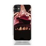 Scary Man Closeup Portrait Illustration iPhone 11 TPU UV Print Case Front