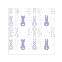 Bunnies T- Shirt Easter Bunnies Pattern T- Shirt Square Satin Scarf (30  X 30 ) by maxcute