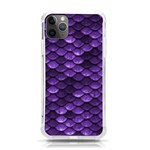 Purple Scales! iPhone 11 Pro Max 6.5 Inch TPU UV Print Case Front