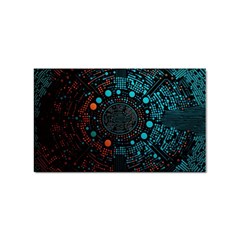 Big Data Abstract Abstract Background Sticker Rectangular (10 Pack) by Pakemis