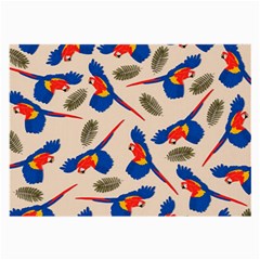 Bird Animals Parrot Pattern Large Glasses Cloth by Ravend