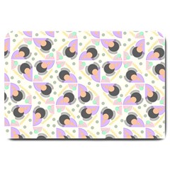 Pattern Pastel Drawing Art Large Doormat by Uceng