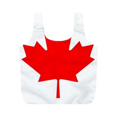 Canada Flag Canadian Flag View Full Print Recycle Bag (m) by Ravend