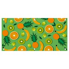 Fruit Tropical Pattern Design Art Pattern Banner And Sign 4  X 2  by Ravend