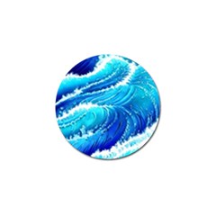 Simple Blue Ocean Wave Golf Ball Marker (10 Pack) by GardenOfOphir