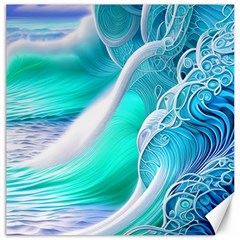 Pastel Simple Wave Canvas 12  X 12  by GardenOfOphir