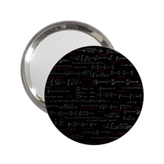 Black Background With Text Overlay Digital Art Mathematics 2 25  Handbag Mirrors