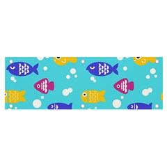 Fish Graphic Seamless Pattern Seamless Pattern Banner And Sign 6  X 2  by Ravend