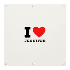 I Love Jennifer  Banner And Sign 3  X 3  by ilovewhateva