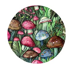 Magicians  Mushrooms Mini Round Pill Box by GardenOfOphir