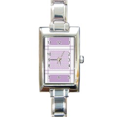 Square Purple Pattern Bead Purple Keffiyeh Purple Geometric Headdress Angle Violet Rectangle Rectangle Italian Charm Watch