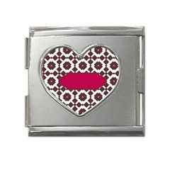 Pattern 31 Mega Link Heart Italian Charm (18mm)