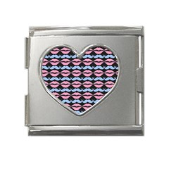 Pattern 172 Mega Link Heart Italian Charm (18mm)