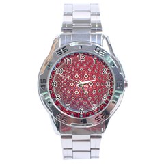 Sphere Spherical Metallic Colorful Circular Orb Stainless Steel Analogue Watch